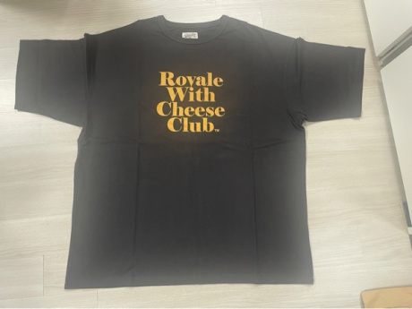 듀테로(DEUTERO) 왈라스 로얄 위드 치즈 클럽 티셔츠 빈티지 블랙 후기