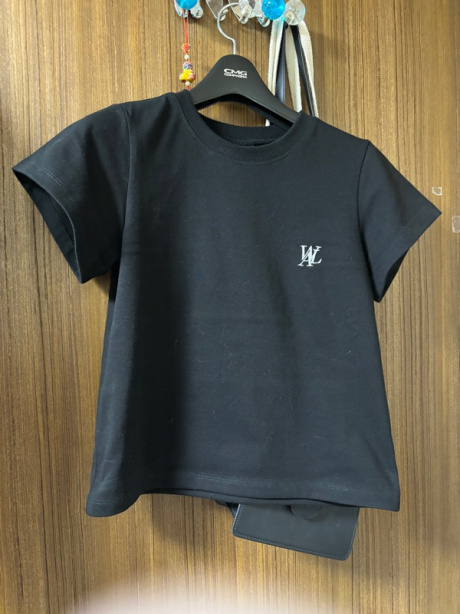 우알롱(WOOALONG) Signature soft slim line T-shirt - BLACK 후기