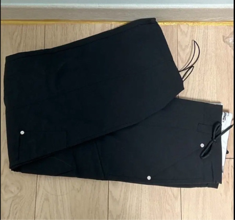 낫노잉(NOTKNOWING) Folded Low-rise Multi Cargo Pants (BLACK) 후기