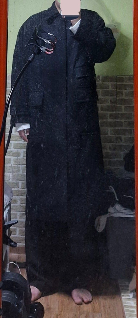 무신사 스탠다드(MUSINSA STANDARD) MTR 오버사이즈 발마칸 코트 [블랙] 후기