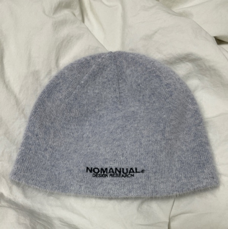 노매뉴얼(NOMANUAL) NM HAIRY BEANIE - LIGHT GRAY 후기