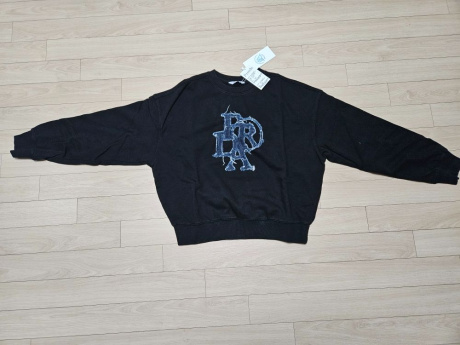 프렌다(PRENDA) PRDA DENIM PATCH CREWNECK SHIRT BLACK 후기