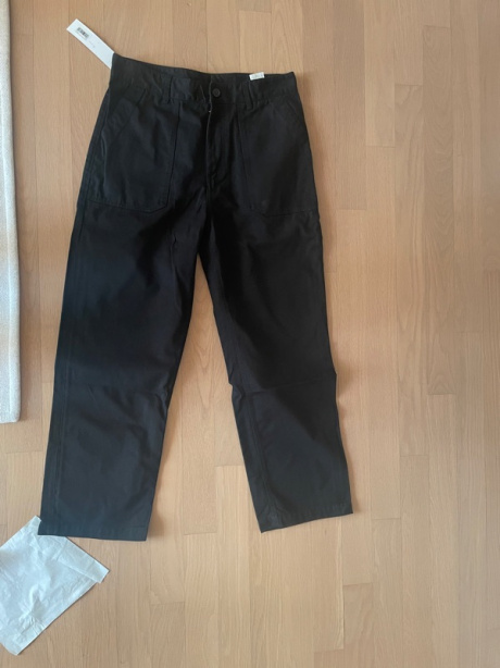 유니폼브릿지(UNIFORM BRIDGE) cotton fatigue pants regular fit black 후기