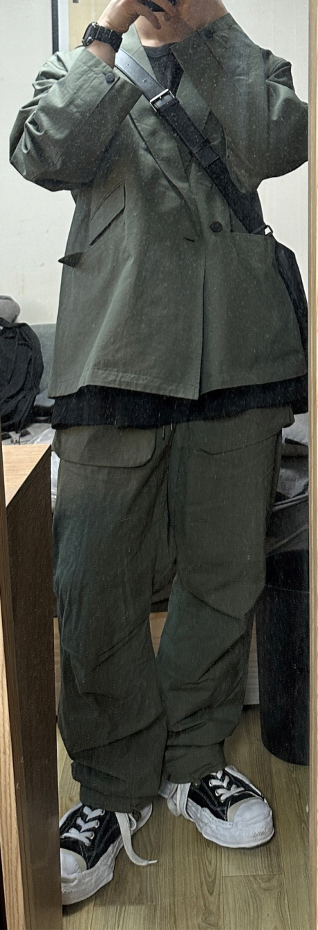 유니폼브릿지(UNIFORM BRIDGE) 22fw double blazer sage green 후기