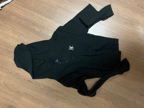 우알롱(WOOALONG) Slim soft warmer hood T-shirt - BLACK 후기