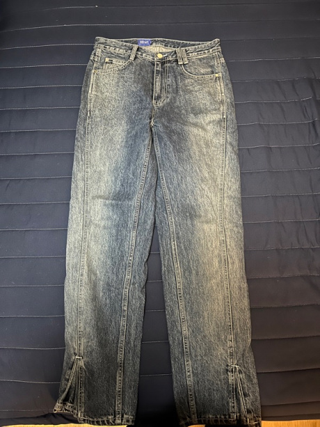 데케트(DECET) Folding Hem Straight Jeans DCPT018BlueBlack 후기