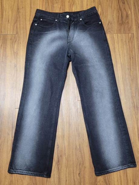 페이탈리즘(FATALISM) #0303 Spray gradation wide jeans(black) 후기