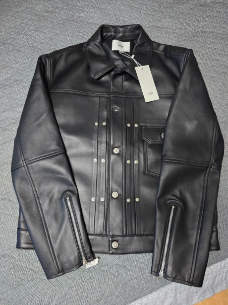 에스에스알엘(SSRL) Lambskin leather trucker jacket 후기