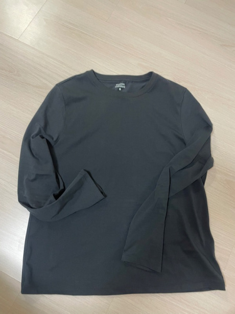 무신사 스탠다드(MUSINSA STANDARD) 우먼즈 플렉서블 크루 넥 긴팔 티셔츠 [블랙] 후기