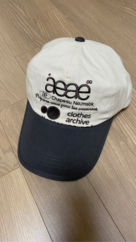 에이이에이이(AEAE) Web Logo 5pannel Cap [Charcoal/Moca] 후기