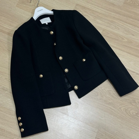 링서울(LINGSEOUL) gold button tweed jacket-black 후기
