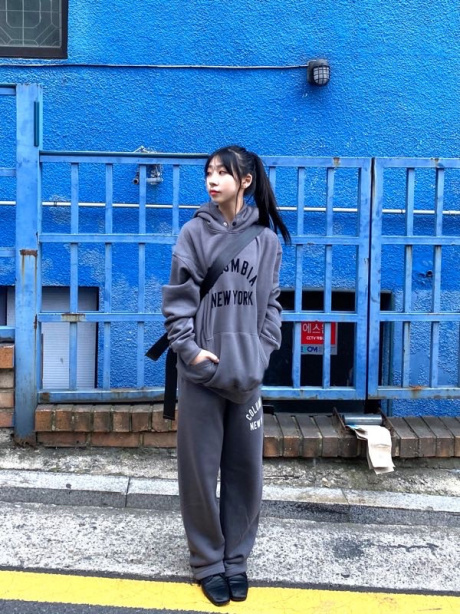 컬럼비아 유니버시티(COLUMBIA UNIVERSITY) CU NY OVERFIT FLEECE HOODY 블랙 - 80,100 | 무신사 스토어