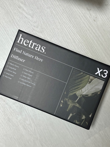 헤트라스(HETRAS) 프리미엄 대용량 디퓨저 500ml 3개 선물세트 후기