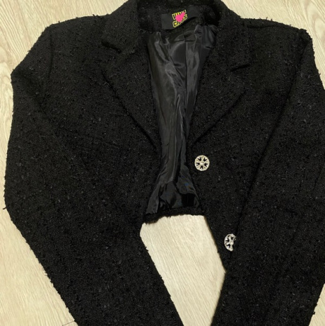 어반드레스(AVANDRESS) Jenny Tweed Crop Jacket BLACK 후기