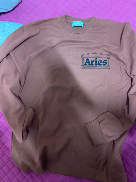에리즈 얼라이즈(ARIES) 공용 템플 티셔츠 - 버건디 / FTAR66600BRG 후기