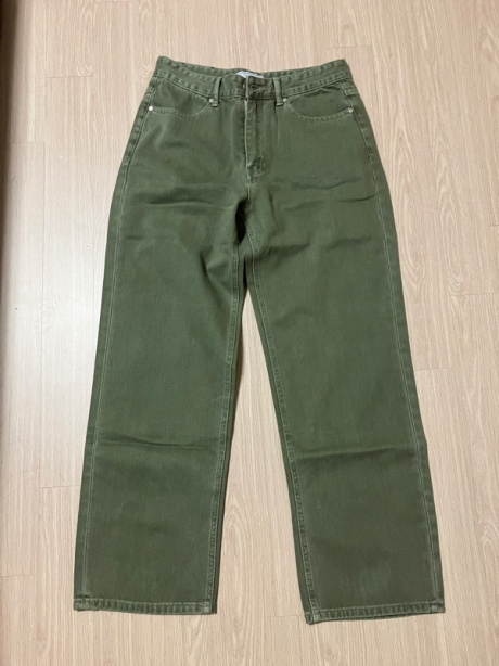 가먼트레이블(GARMENT LABLE) Ranger Wide Denim Pants - Neutro Green 후기