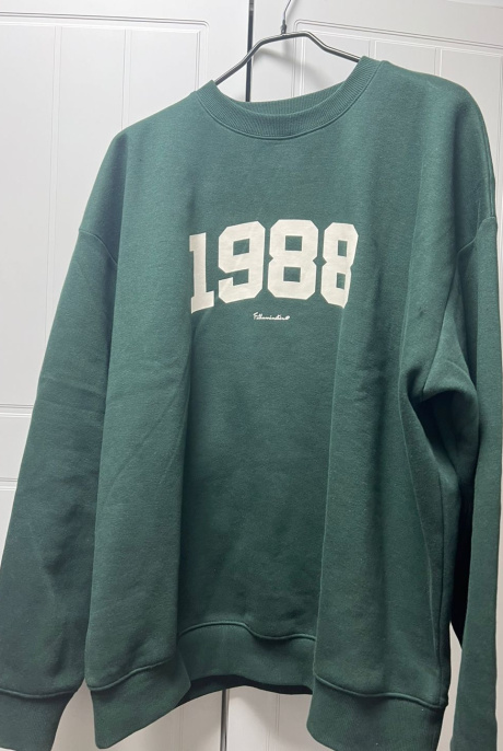 필루미네이트(FILLUMINATE) 오버핏 1988 스웨트 셔츠-그린 후기