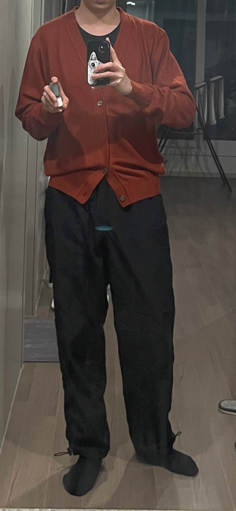 베르노(VERNO) Cardigan Knit Orange 후기