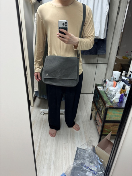 모노노(MONONO) Waxed Canvas Charcoal_Mail Bag (왁스캔버스) 후기