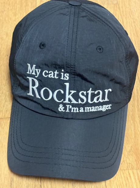 조거쉬(JOEGUSH) Rockstar cat Nylon cap (Black) 후기