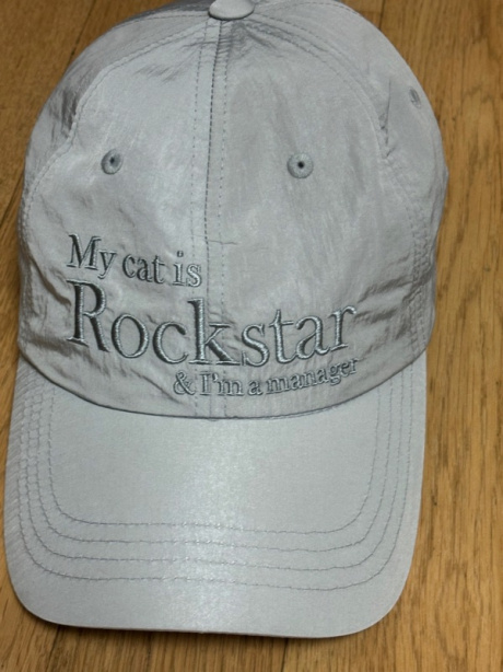 조거쉬(JOEGUSH) Rockstar cat Nylon cap (Light grey) 후기