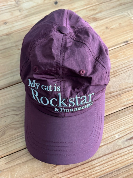 조거쉬(JOEGUSH) Rockstar cat Nylon cap (Burgundy) 후기