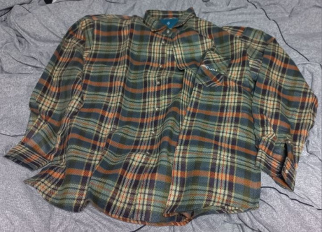 다이아몬드 레이라(DIAMOND LAYLA) Retro Countryside Check Shirt S108 Orange 후기