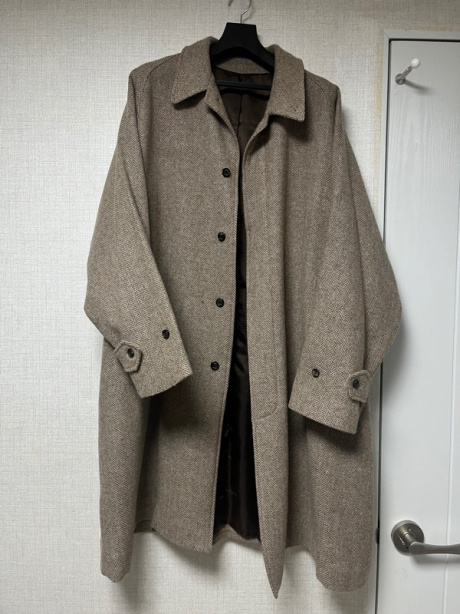벨리프(BELLIEF) Tweed wool Balmacaan Coat (Beige) 후기