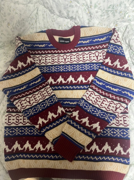 예스아이씨(YESEYESEE) Y.E.S Christmas Sweater Multi 후기