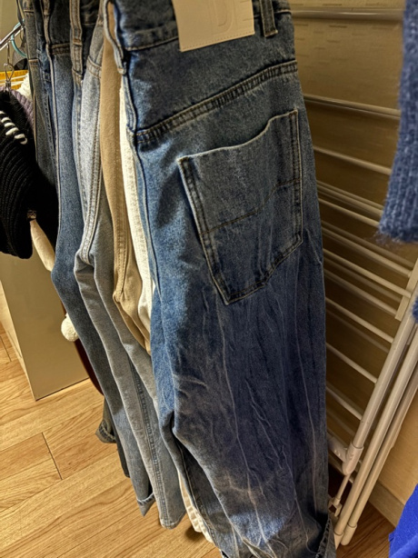 데케트(DECET) Mid Rise Wide Jeans DCPT027CrinkleBlue 후기