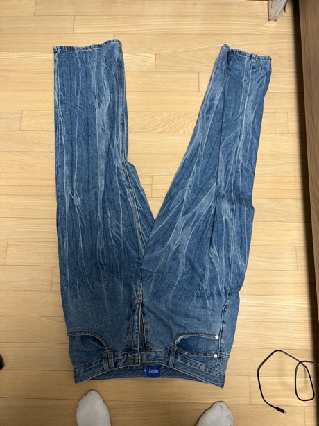 데케트(DECET) Mid Rise Wide Jeans DCPT027CrinkleBlue 후기