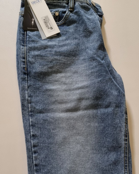 데케트(DECET) Dawn Semi Wide Jeans DCPT002LaserLightBlue 후기