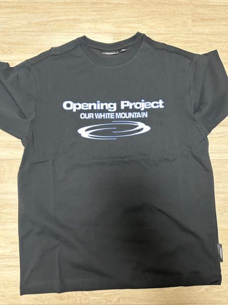 오프닝프로젝트(OPENING PROJECT) Identity T Shirt - Black 후기