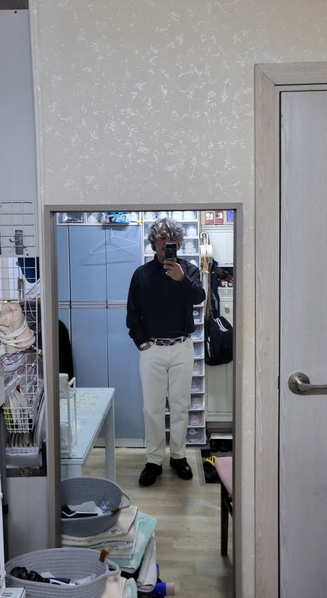 코디갤러리(CODIGALLERY) [95-130 SIZE] 블랙 슬림핏 레귤러카라 셔츠 후기
