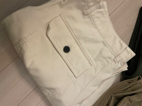 유니폼브릿지(UNIFORM BRIDGE) cotton fatigue pants regular fit natural 후기