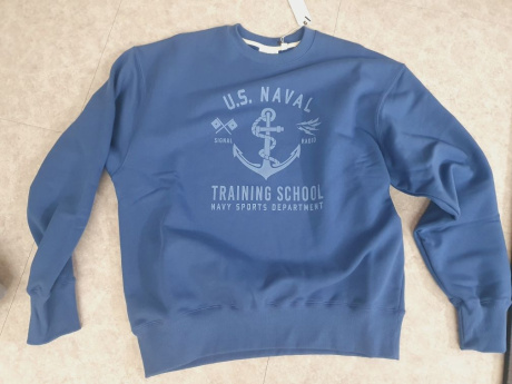 유니폼브릿지(UNIFORM BRIDGE) naval ts sweatshirts 1% blue 후기