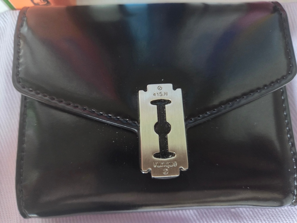 분크(VUNQUE) Occam V Half Wallet (오캄 V 반지갑) Black - 사이즈