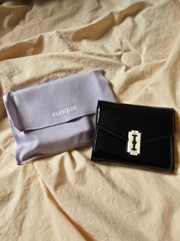 분크(VUNQUE) Occam V Half Wallet (오캄 V 반지갑) Black - 사이즈