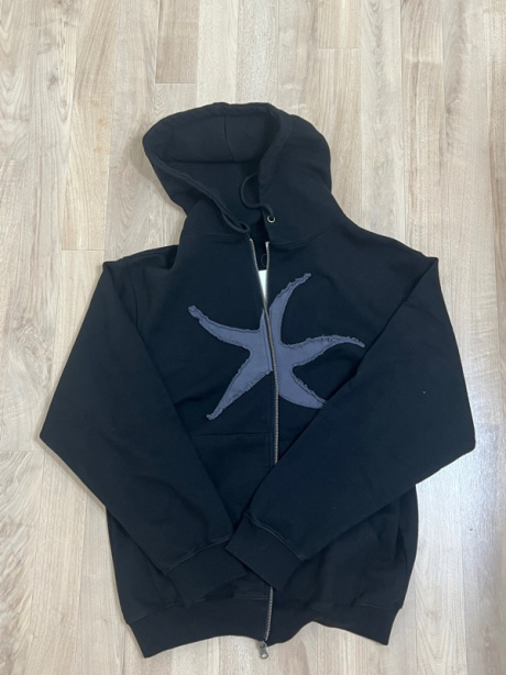 더콜디스트모먼트(THE COLDEST MOMENT) TCM starfish hooded zip-up (black) 후기