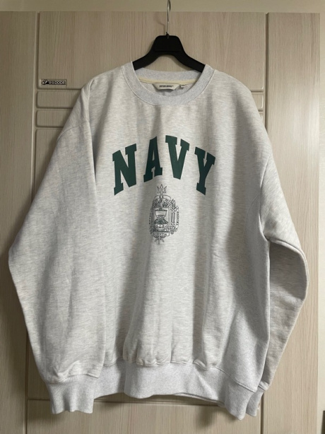 유니폼브릿지(UNIFORM BRIDGE) vtg us navy sweatshirts 1% melange 후기