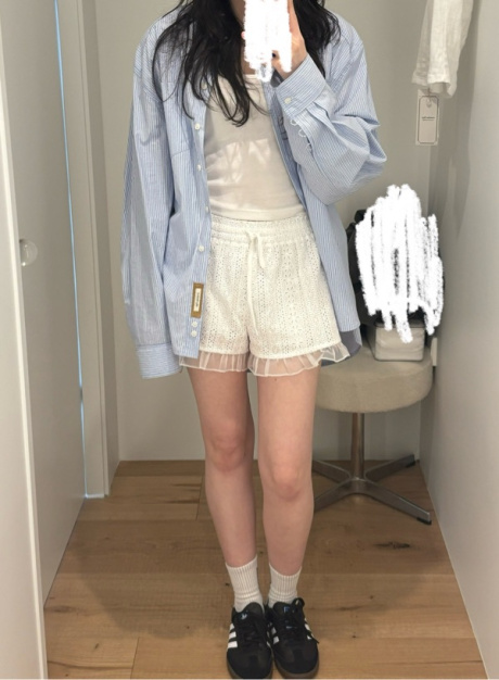 오버듀플레어(OVERDUEFLAIR) [23SS]label overfit shirts 후기