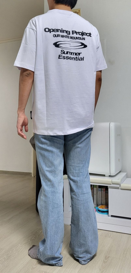 오프닝프로젝트(OPENING PROJECT) Essential T Shirt - White 후기