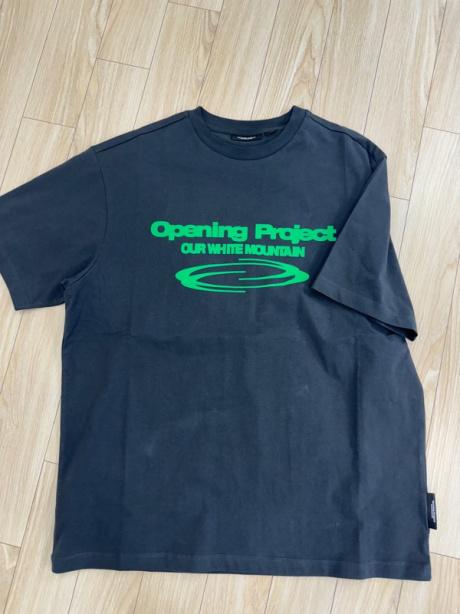 오프닝프로젝트(OPENING PROJECT) Identity T Shirt - Charcoal 후기