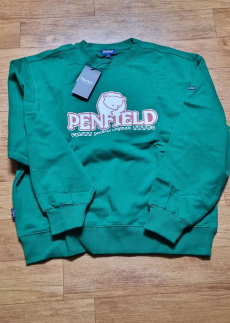 펜필드(PENFIELD) P-BEAR SWEATSHIRTS SOLID GREEN_FP1KM42U 후기