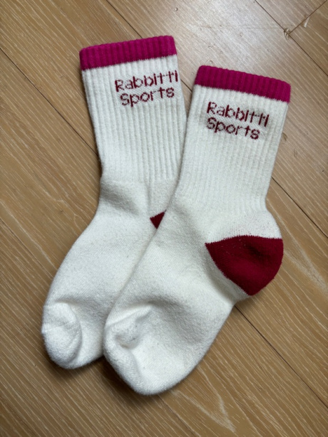 래비티 스포츠(RABBITTI SPORTS) RB Color Block Socks Pink 후기
