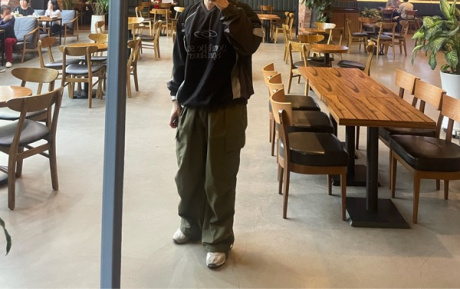 커스텀멜로우(CUSTOMELLOW) [sadsmile] utility wide cargo pants_CQPAX23221KHX 후기