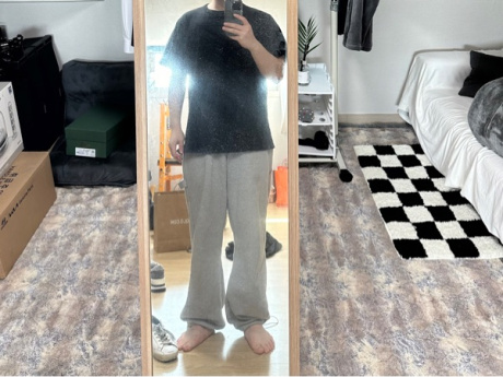 제로(XERO) Carpenter Wide Sweat Pants [2 Colors] 후기