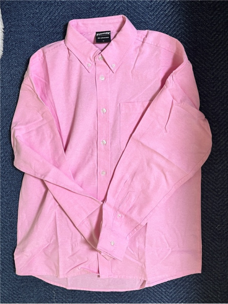 트레셔(THRASHER) 플레임 포켓 옥스포드 셔츠 핑크 후기