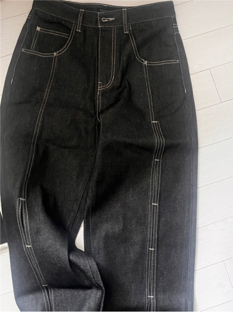 메종미네드(MAISON MINED) (W) SLIT DETAIL DENIM PANTS - BLACK 후기