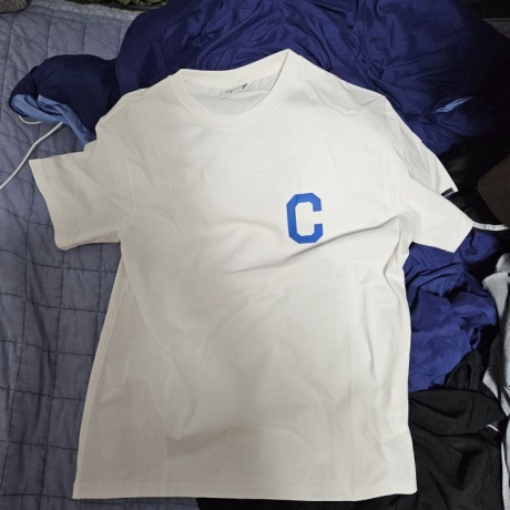 커버낫(COVERNAT) C 로고 티셔츠 오프 화이트 후기